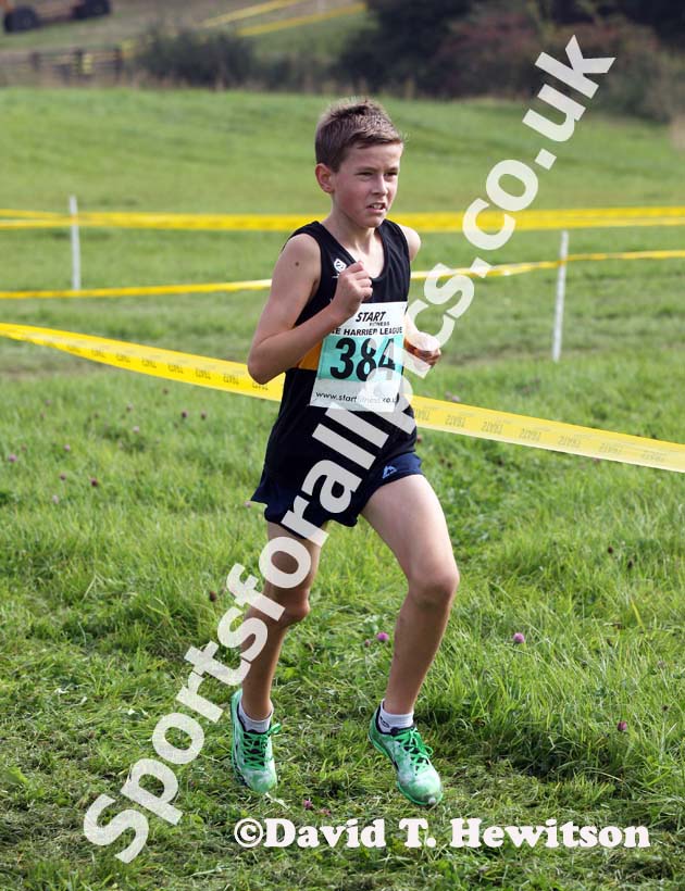 James Reed (Houghton) winner of the under-13 boys at the Sherman Cup, Hedley Farm, Tanfield,  County Durham.